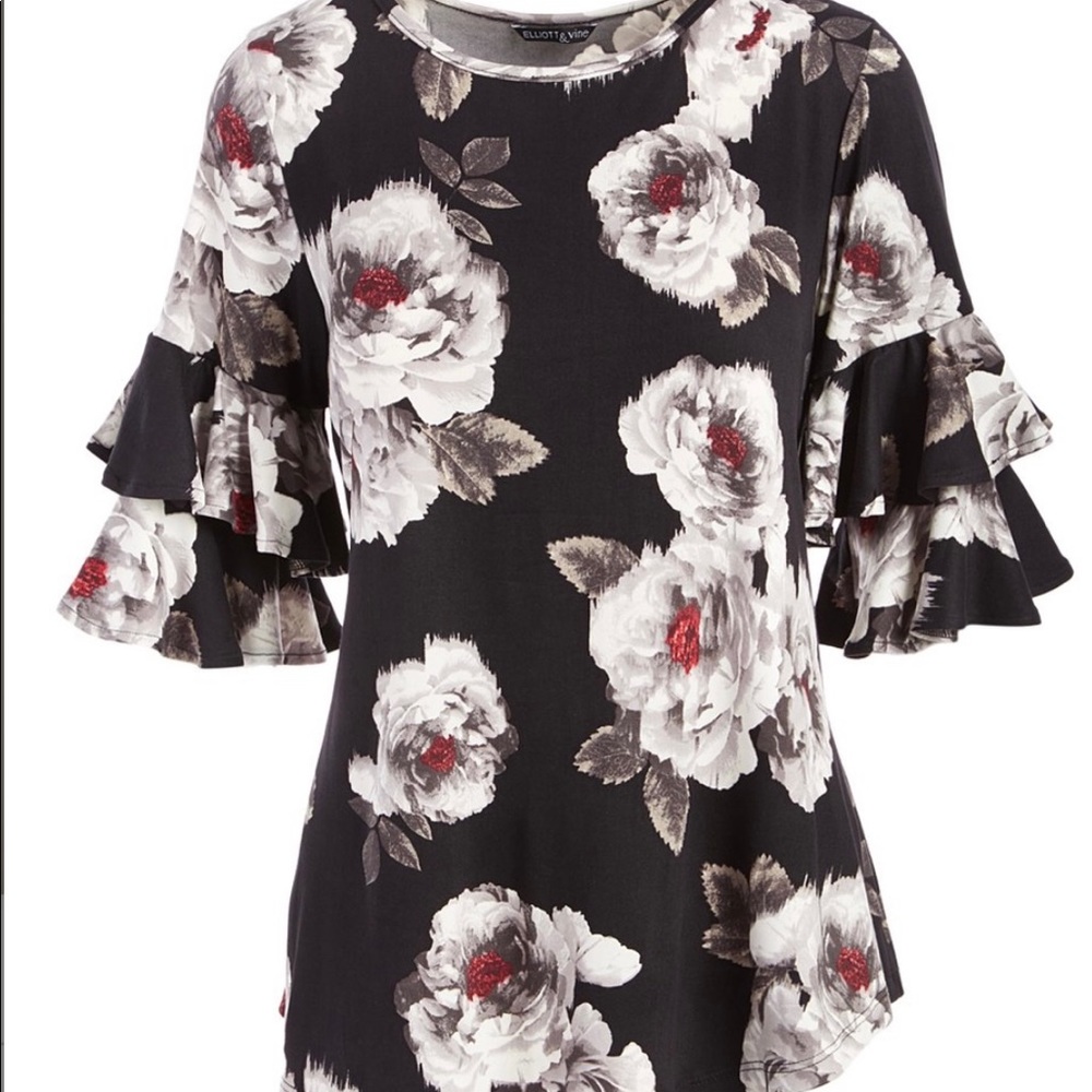 Elliot and Vine Boho XL Shirt Bell Sleeve